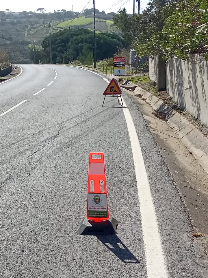Freguesia inicia limpeza de valetas na Estrada de A-dos-Eis