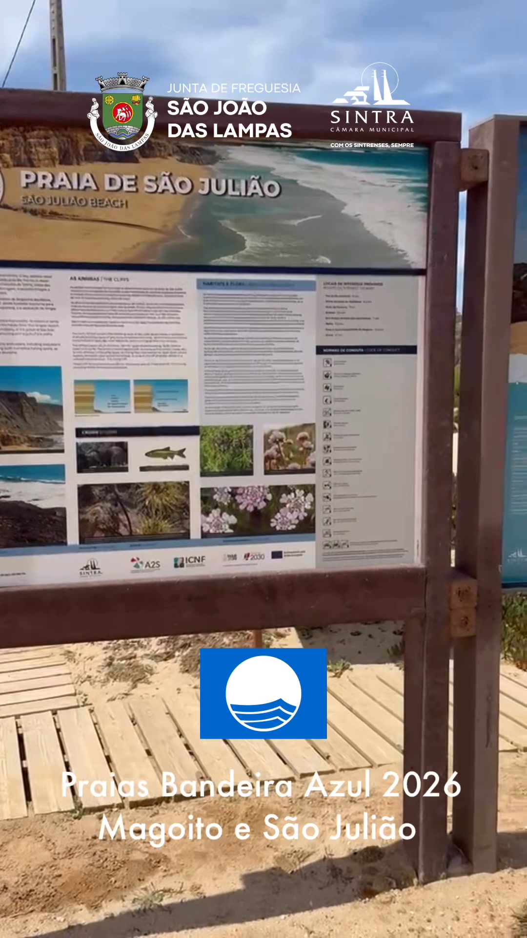 Praias da freguesia recebem distinções Qualidade Ouro e Bandeira Azul 2026