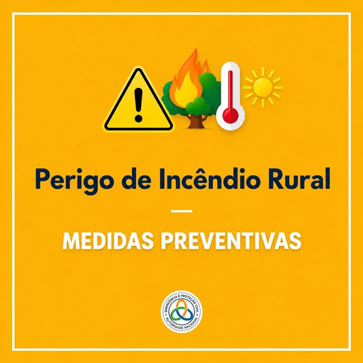 Freguesia em alerta máximo para prevenção de incêndios rurais