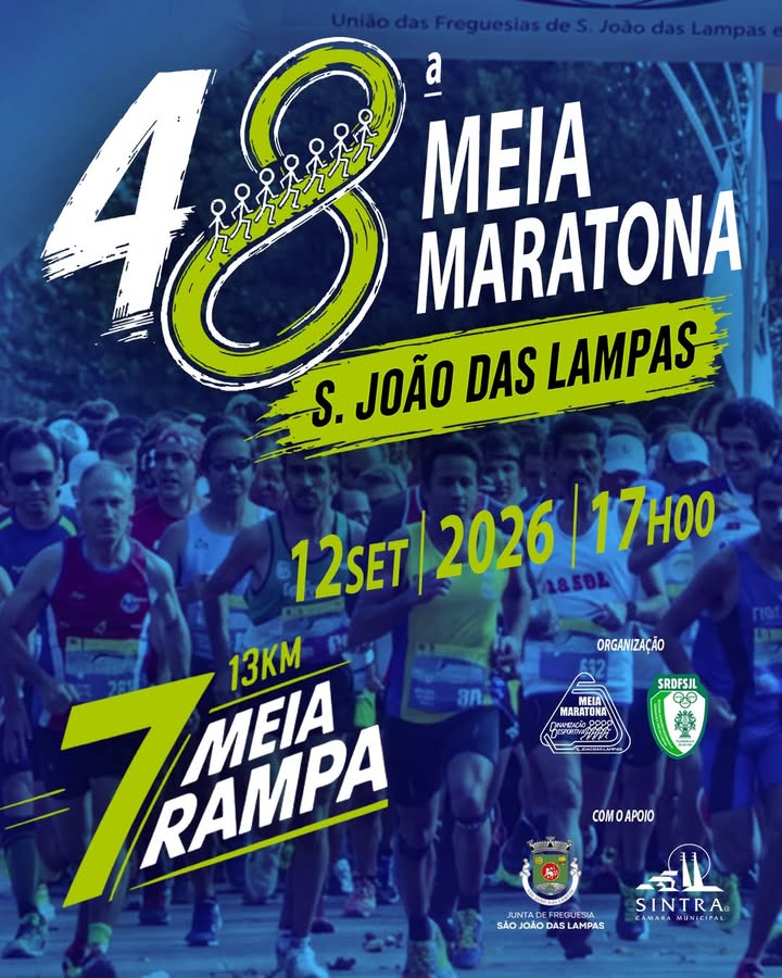 48.ª Meia Maratona de São João das Lampas regressa a 12 de setembro
