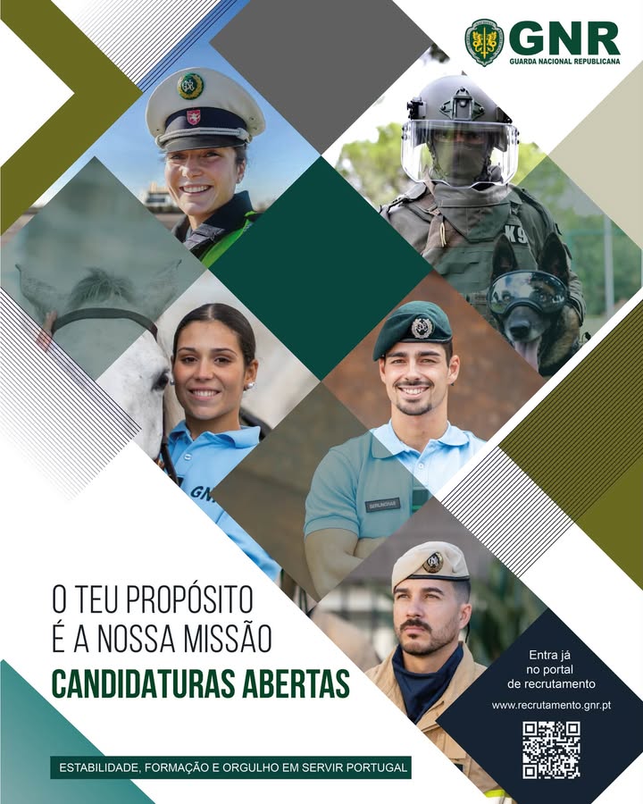 GNR abre recrutamento para novas oportunidades de carreira