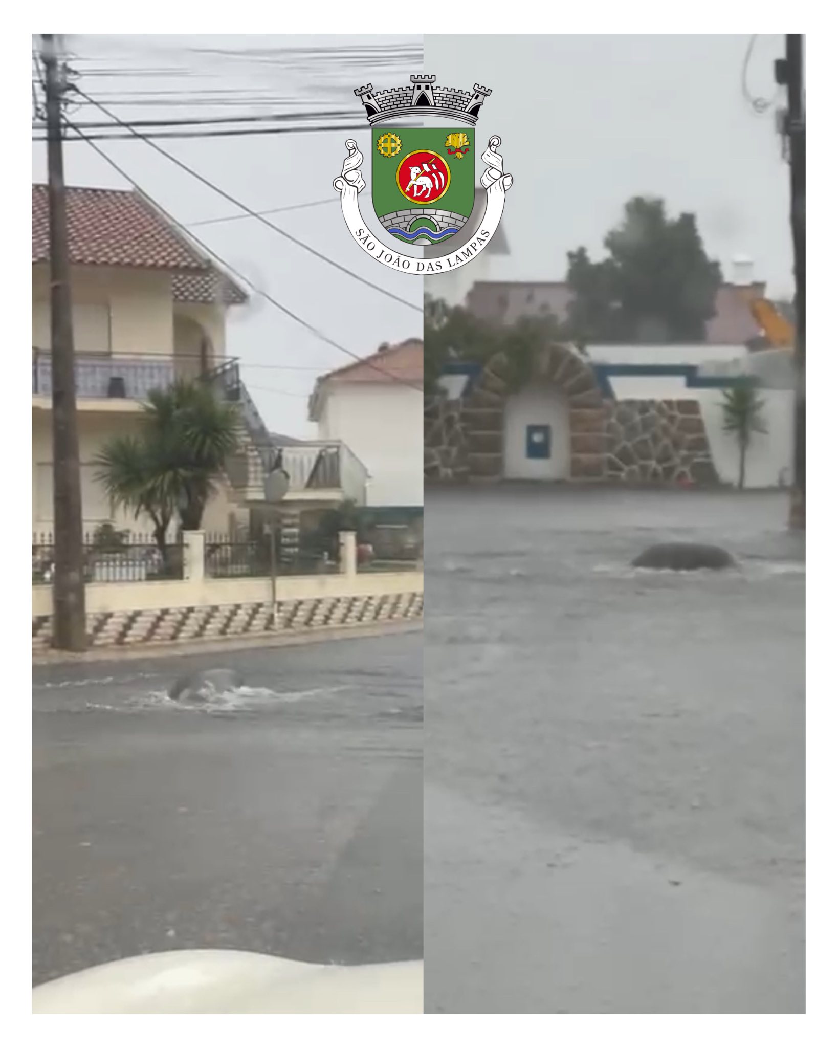 Câmara Municipal intervém na Rua 5 de Outubro em São João das Lampas